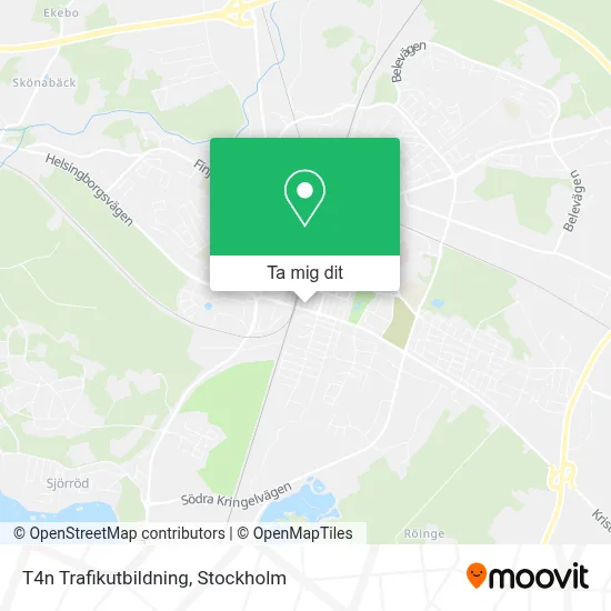 T4n Trafikutbildning karta