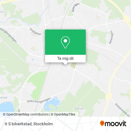 It S bilverkstad karta