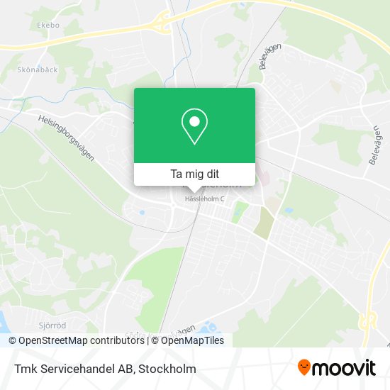 Tmk Servicehandel AB karta