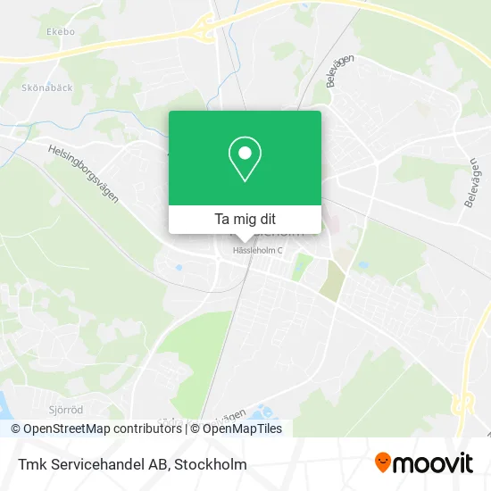 Tmk Servicehandel AB karta