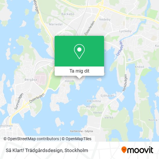 Så Klart! Trädgårdsdesign karta