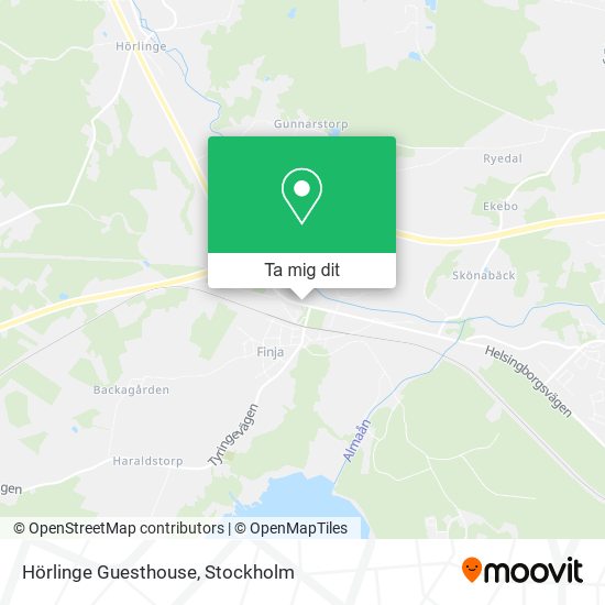 Hörlinge Guesthouse karta