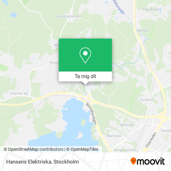 Hansens Elektriska karta
