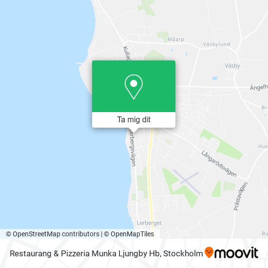 Restaurang & Pizzeria Munka Ljungby Hb karta