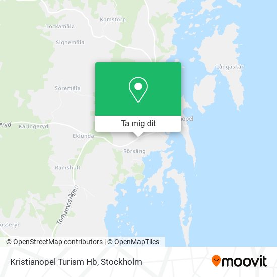 Kristianopel Turism Hb karta