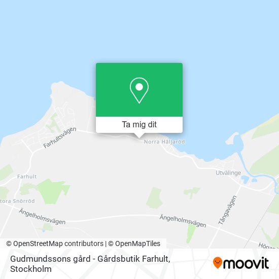 Gudmundssons gård - Gårdsbutik Farhult karta