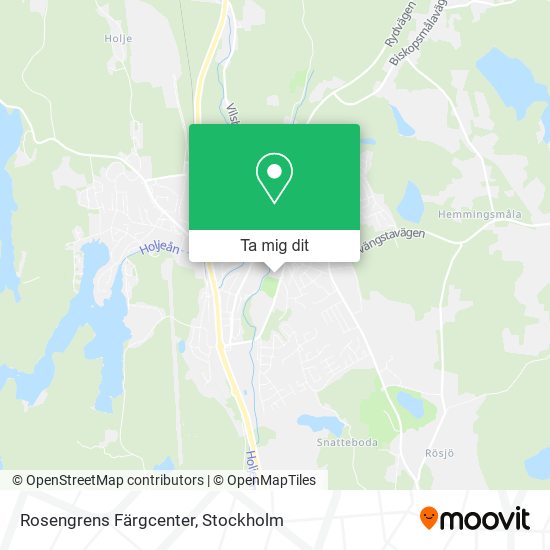 Rosengrens Färgcenter karta