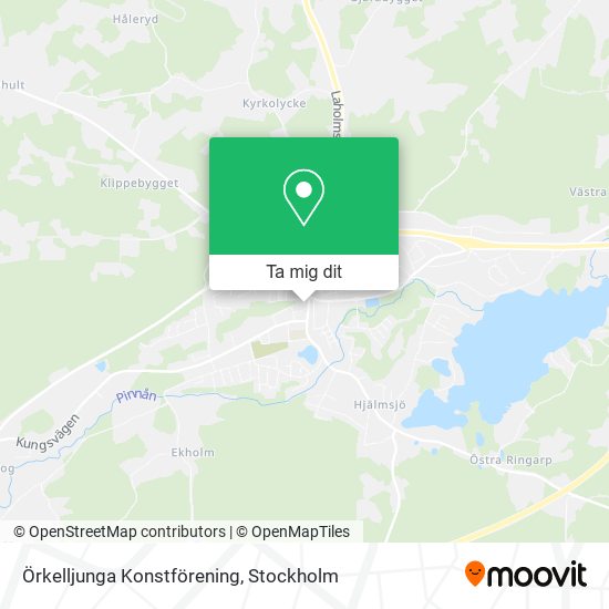 Örkelljunga Konstförening karta