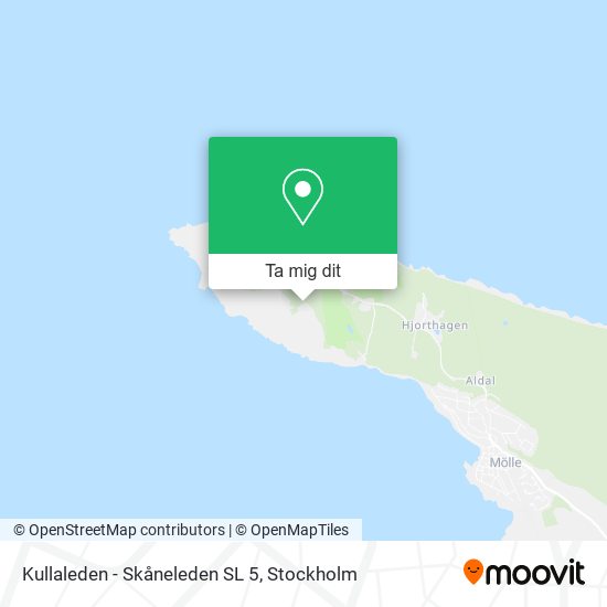 Kullaleden - Skåneleden SL 5 karta