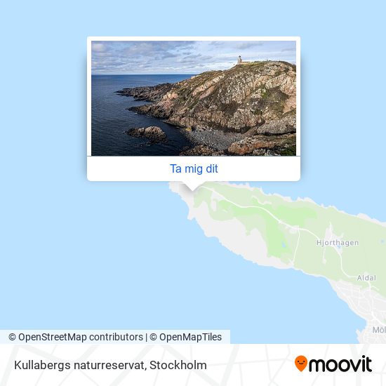Kullabergs naturreservat karta