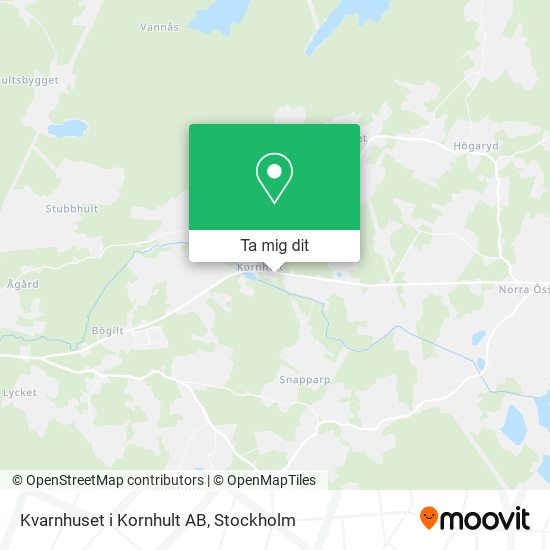 Kvarnhuset i Kornhult AB karta