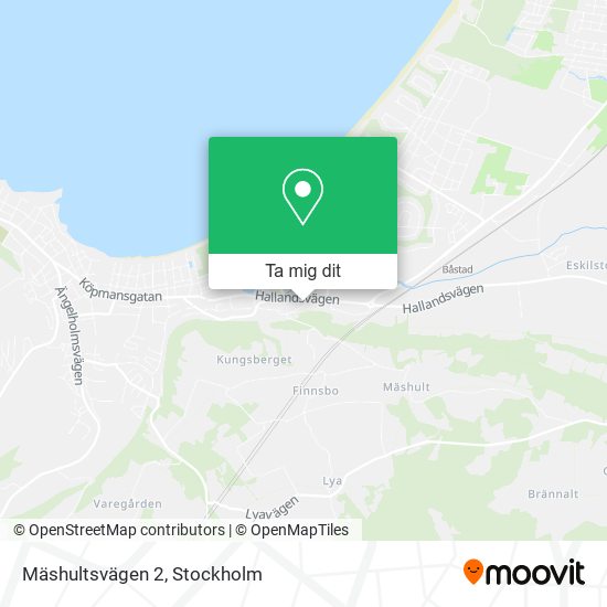 Mäshultsvägen 2 karta