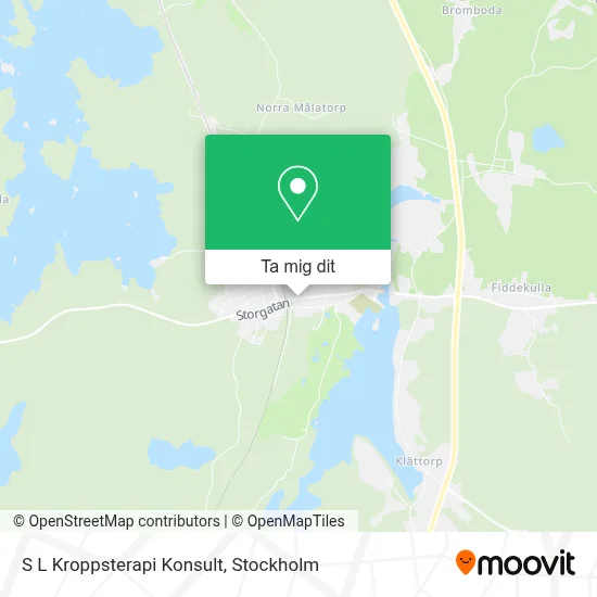 S L Kroppsterapi Konsult karta
