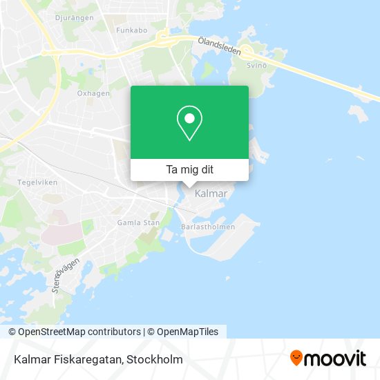 Kalmar Fiskaregatan karta