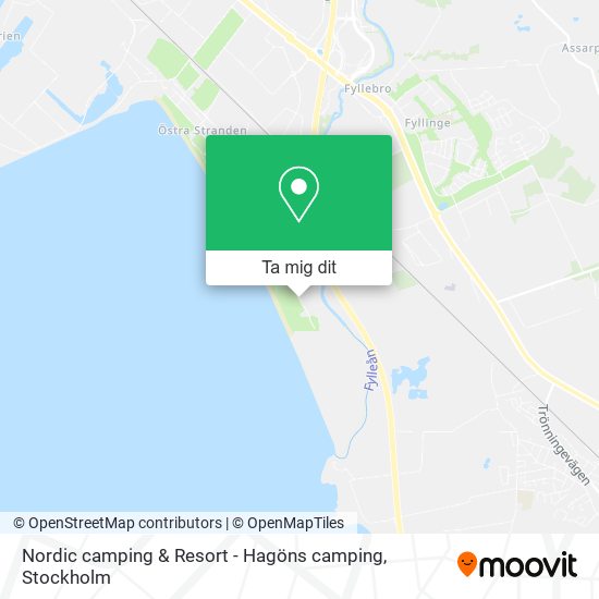 Nordic camping & Resort - Hagöns camping karta
