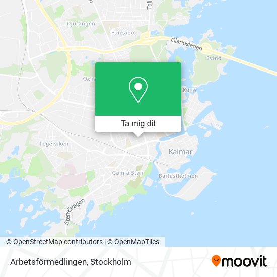 Arbetsförmedlingen karta