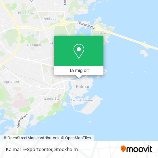 Kalmar E-Sportcenter karta