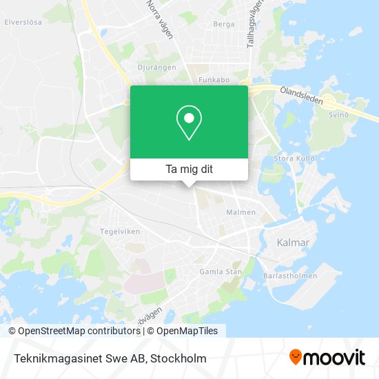 Teknikmagasinet Swe AB karta