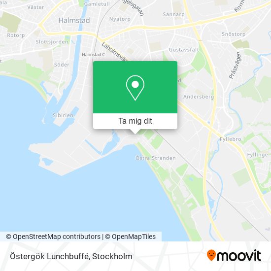 Östergök Lunchbuffé karta