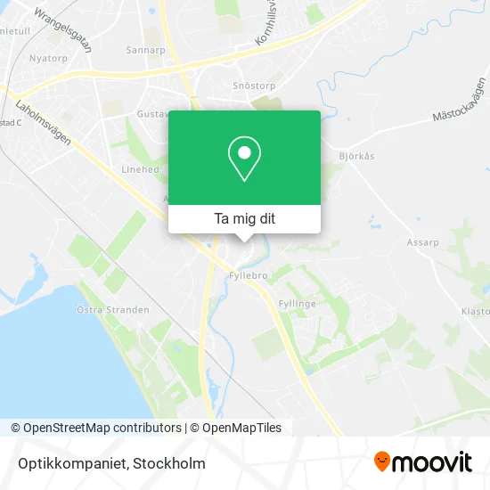 Optikkompaniet karta