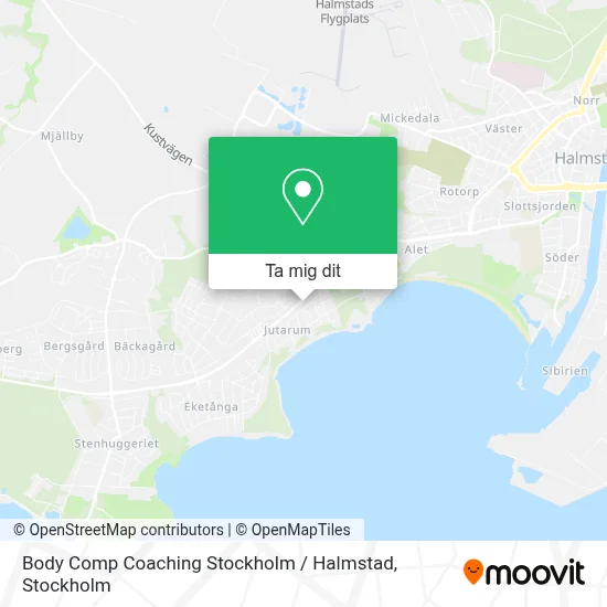 Body Comp Coaching Stockholm / Halmstad karta