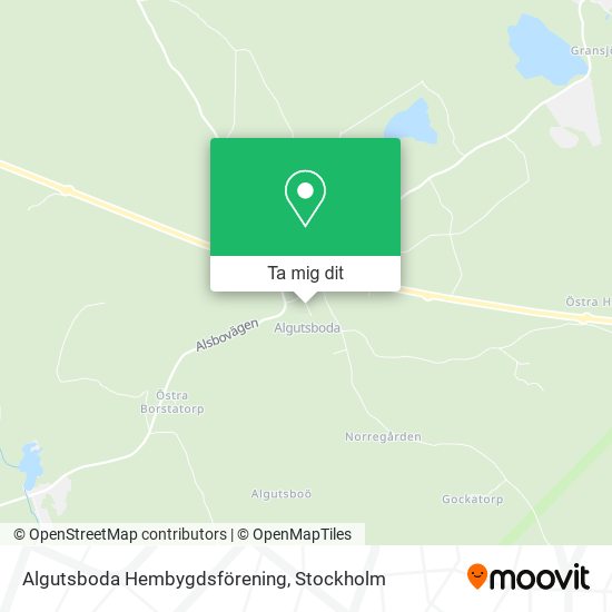 Algutsboda Hembygdsförening karta
