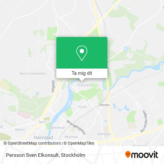 Persson Sven Elkonsult karta