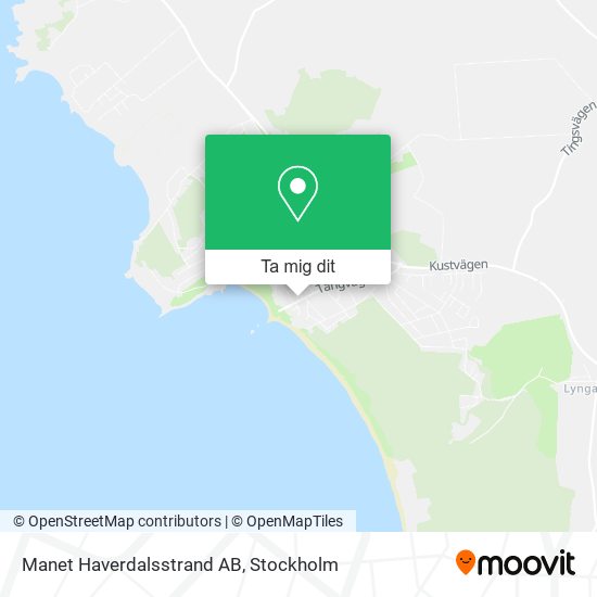 Manet Haverdalsstrand AB karta