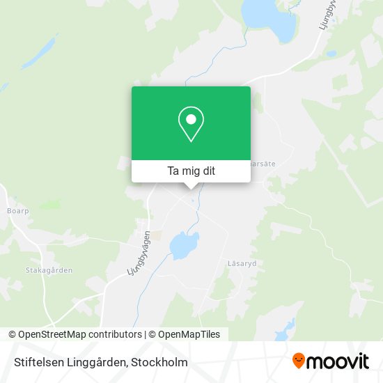 Stiftelsen Linggården karta