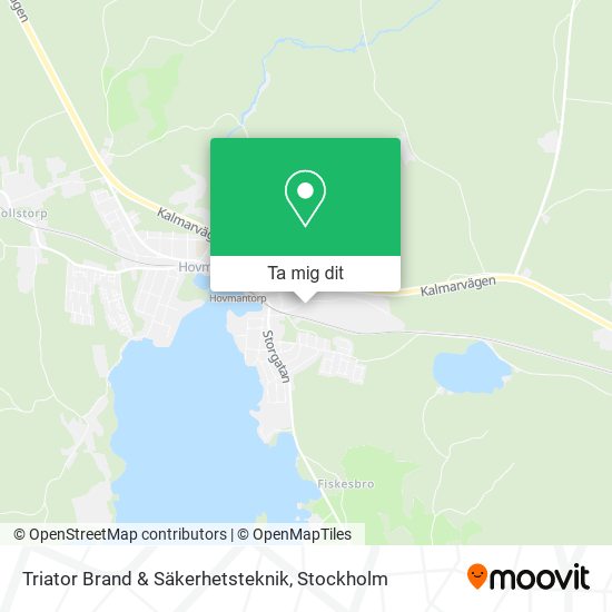 Triator Brand & Säkerhetsteknik karta