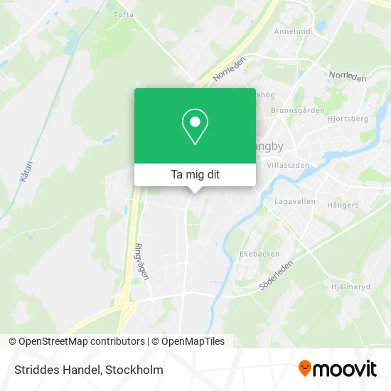 Striddes Handel karta