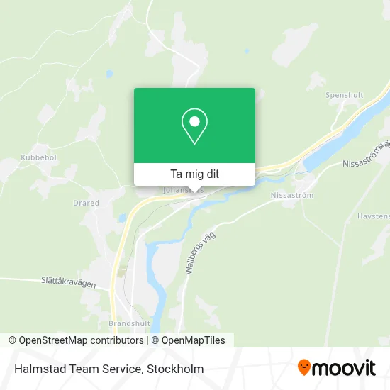 Halmstad Team Service karta