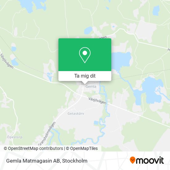 Gemla Matmagasin AB karta