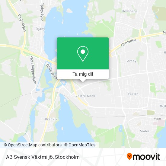 AB Svensk Växtmiljö karta
