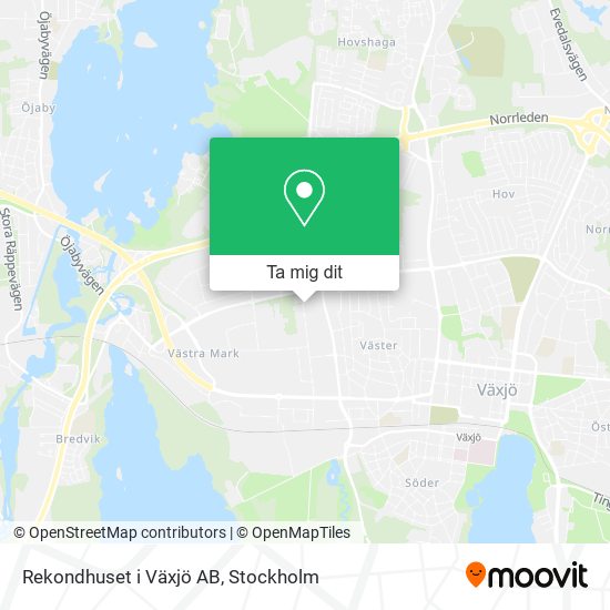 Rekondhuset i Växjö AB karta