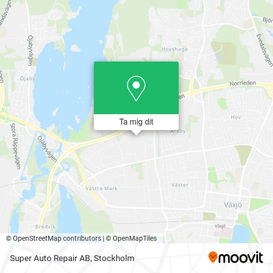 Super Auto Repair AB karta