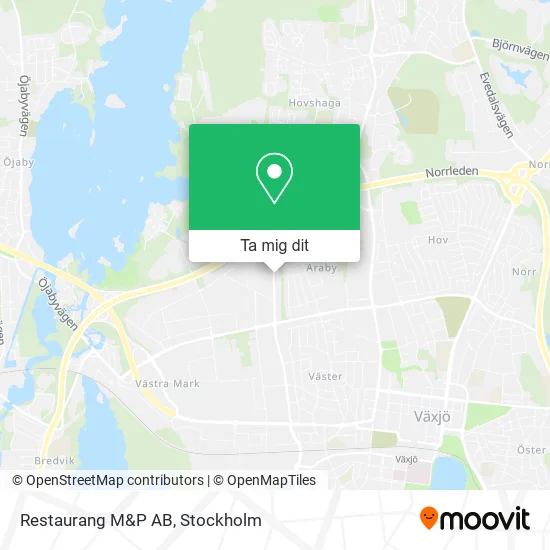 Restaurang M&P AB karta