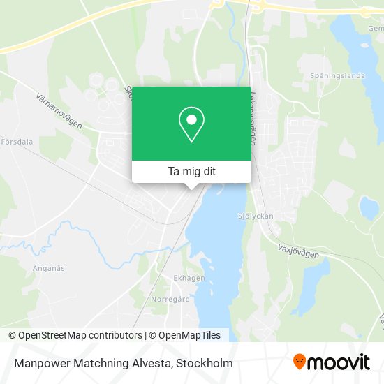 Manpower Matchning Alvesta karta