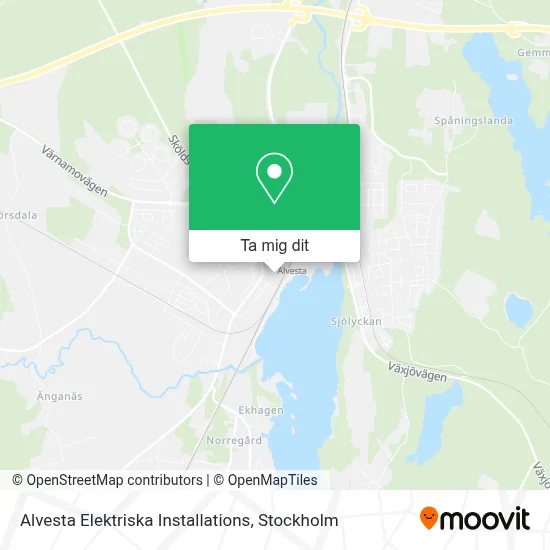 Alvesta Elektriska Installations karta
