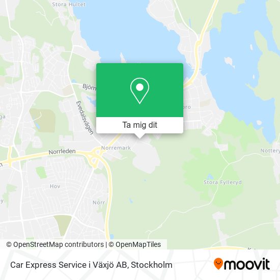 Car Express Service i Växjö AB karta