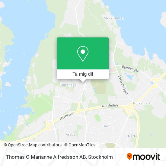 Thomas O Marianne Alfredsson AB karta