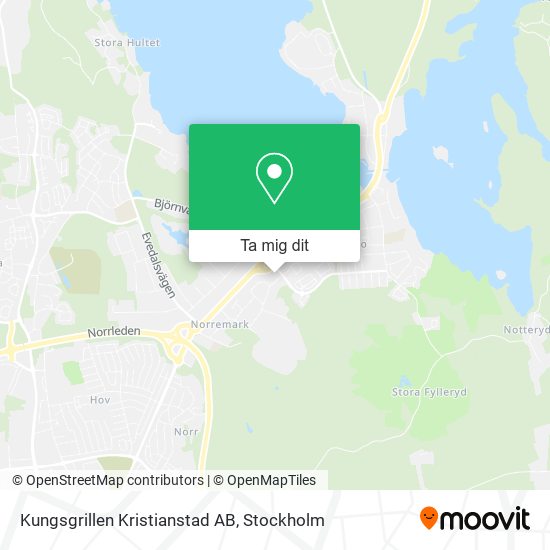 Kungsgrillen Kristianstad AB karta