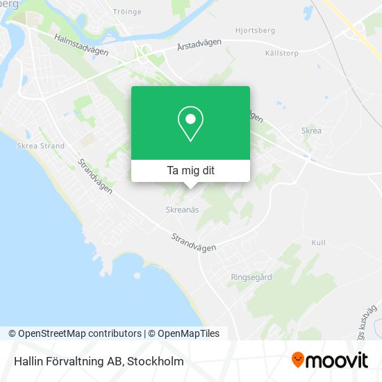 Hallin Förvaltning AB karta