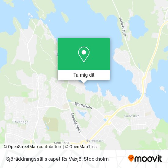 Sjöräddningssällskapet Rs Växjö karta