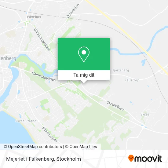Mejeriet i Falkenberg karta