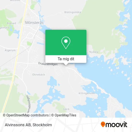 Alvinssons AB karta