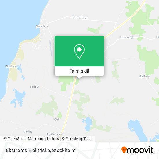 Ekströms Elektriska karta