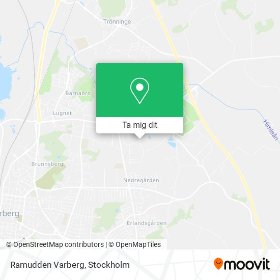 Ramudden Varberg karta