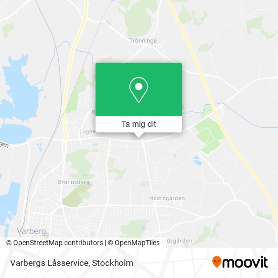 Varbergs Låsservice karta