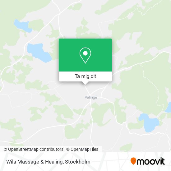 Wila Massage & Healing karta